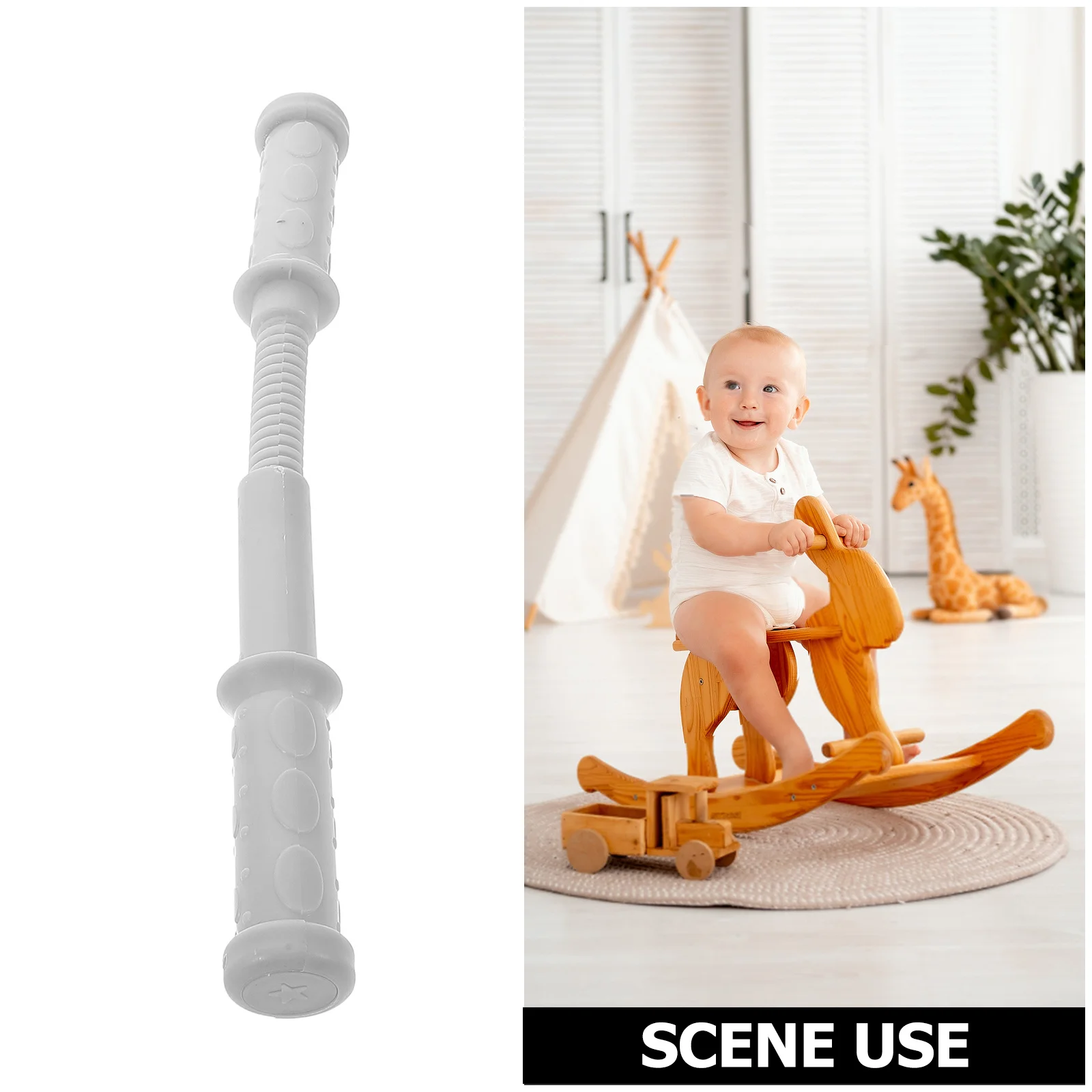 Универсальная пластиковая ручка-качалка для детей - Фотография_2