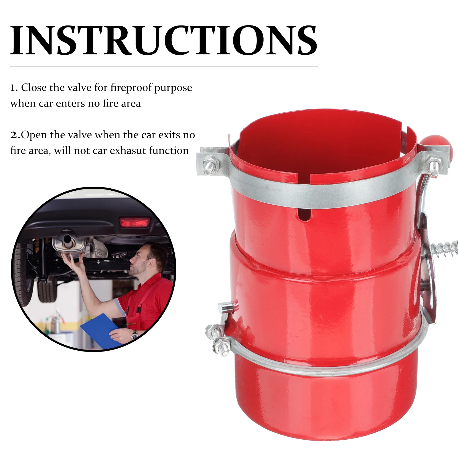 Выхлопная труба автомобиля spark 110 мм из углеродистой стали - Фотография_5