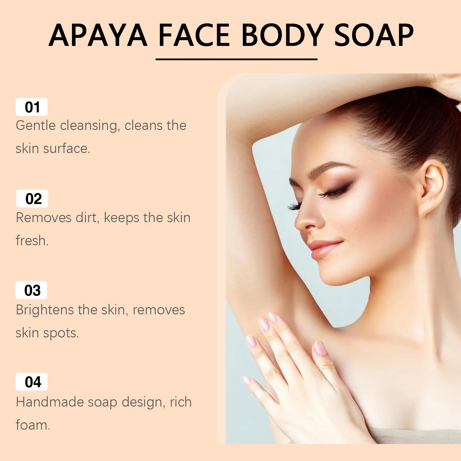 Oceaura papaya питательное мыло - Фотография_3