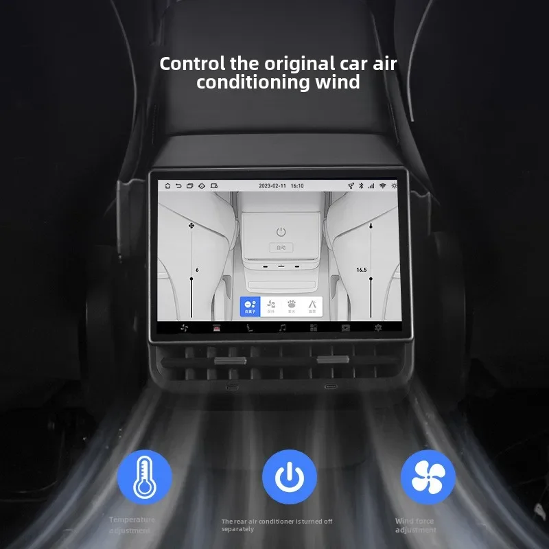 Новый стиль, 8,66-дюймовый задний дисплей для tesla model y 3 - Фотография_3