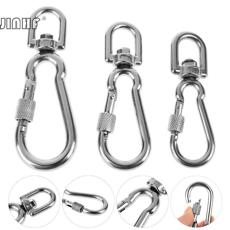 Поворотные карабины из нержавеющей стали