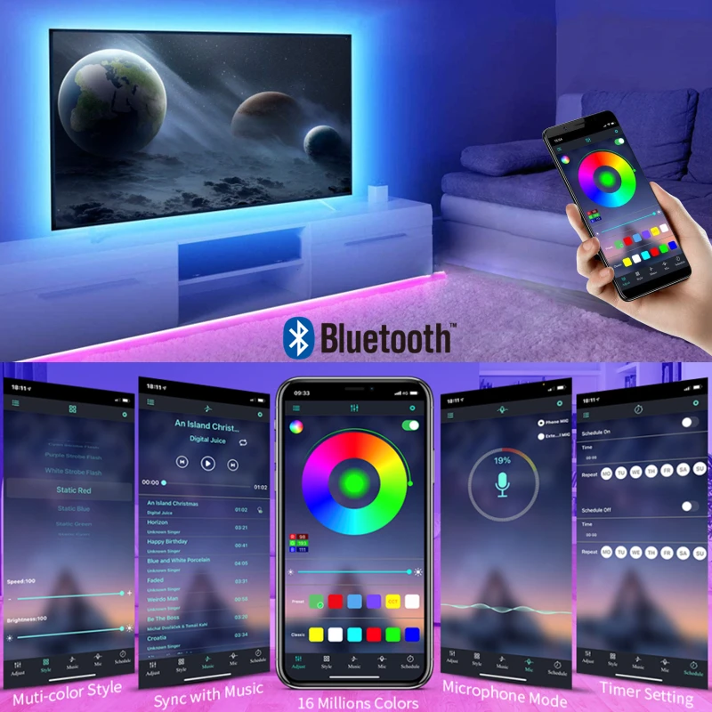 Светодиодная лента rgb 5050 - Фотография_3