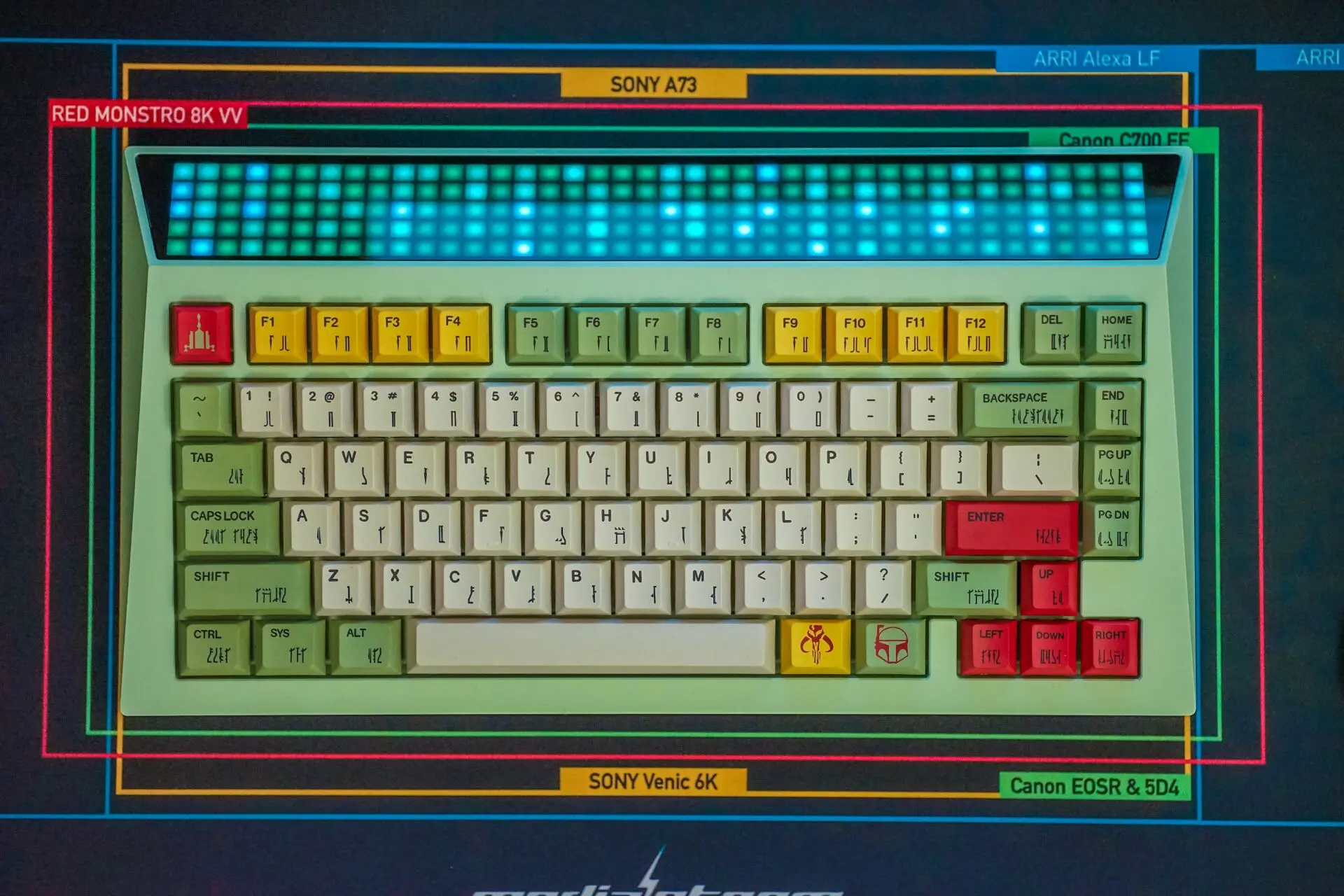 Колпачки для клавиш gmk boba fett - Фотография_4