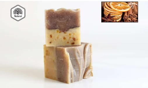 Ежедневное мыло из корицы и апельсина