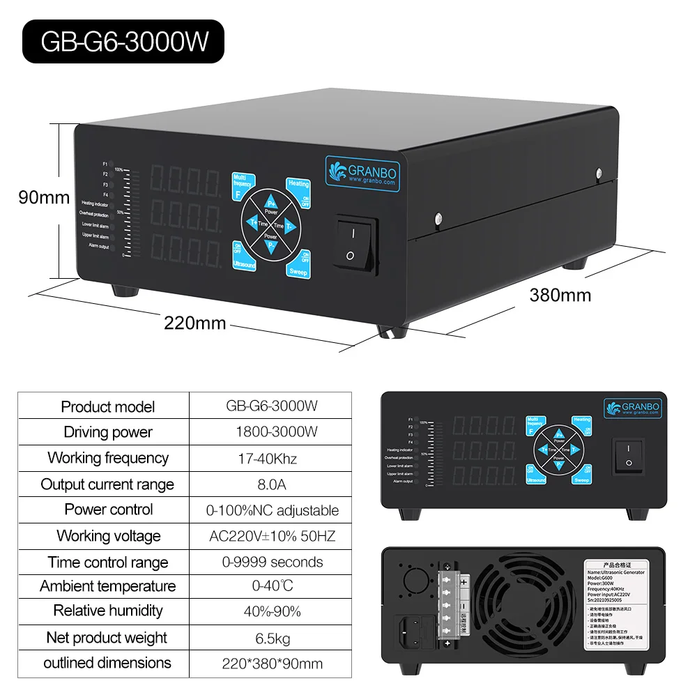 Многочастотный ультразвуковой генератор granbosonic - Фотография_6